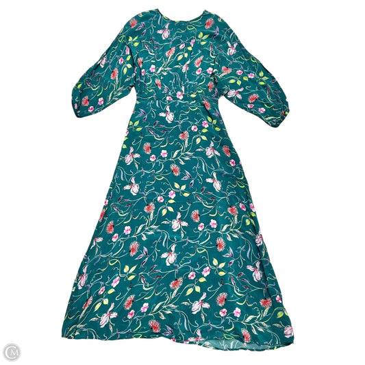 Dress Party Long By Anthropologie In Floral Print, Size: S