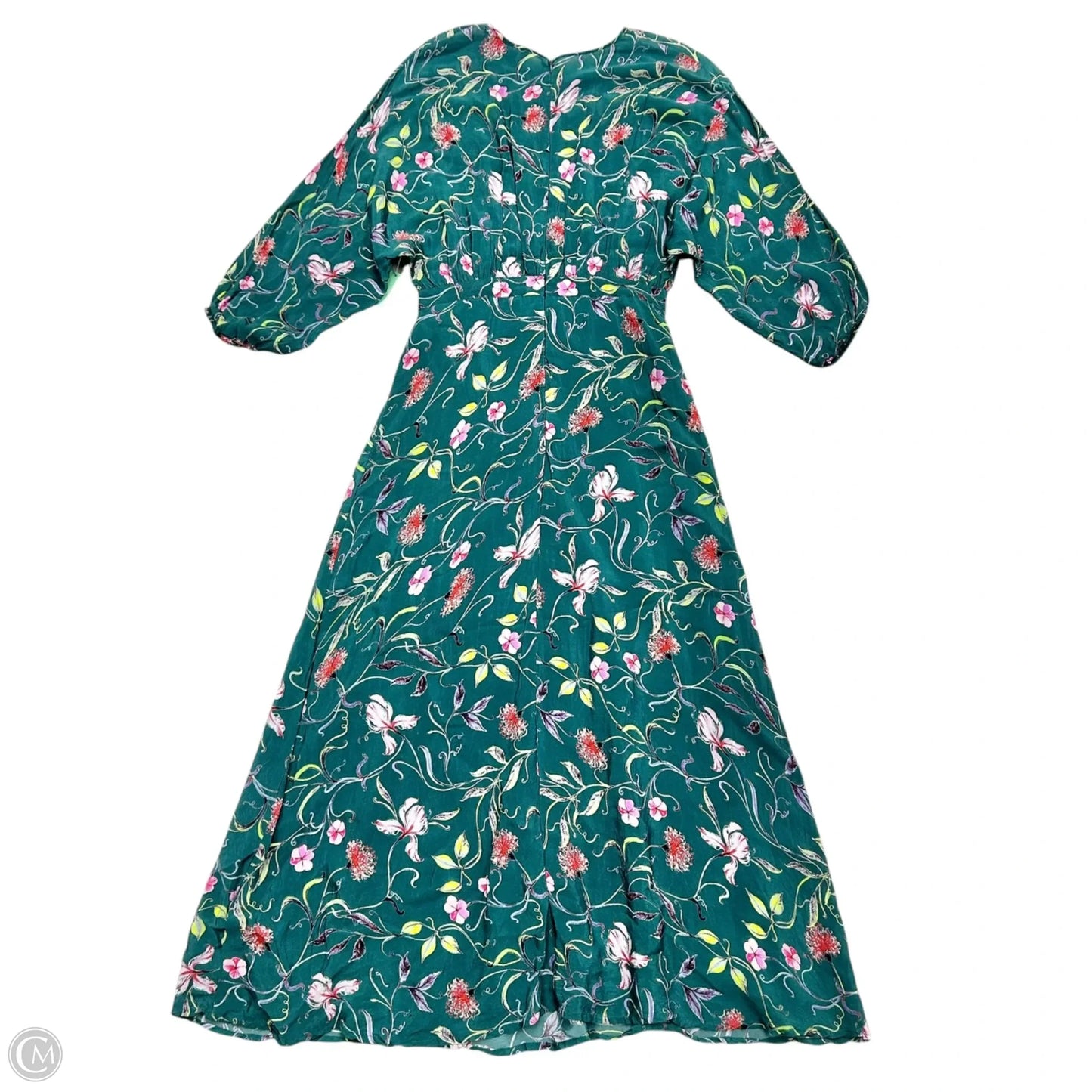 Dress Party Long By Anthropologie In Floral Print, Size: S