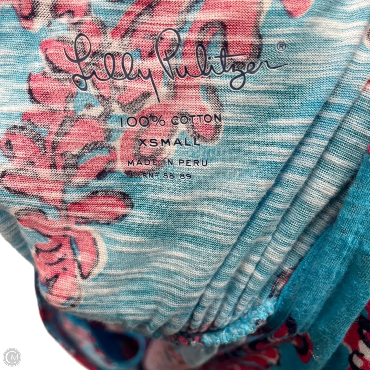 Dress Designer By Lilly Pulitzer In Blue & Pink, Size: Xs