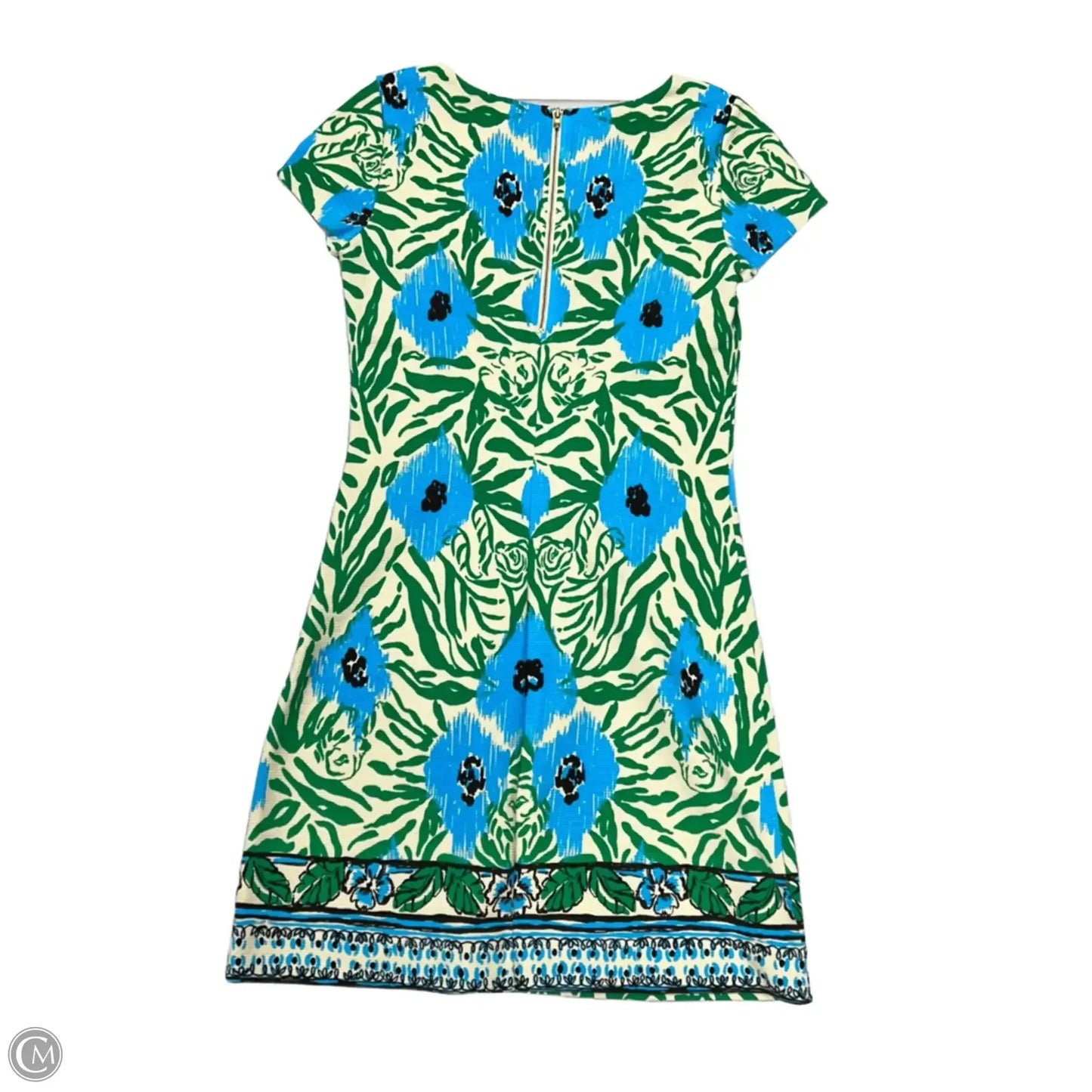 Dress Designer By Lilly Pulitzer In Blue & Cream, Size: S