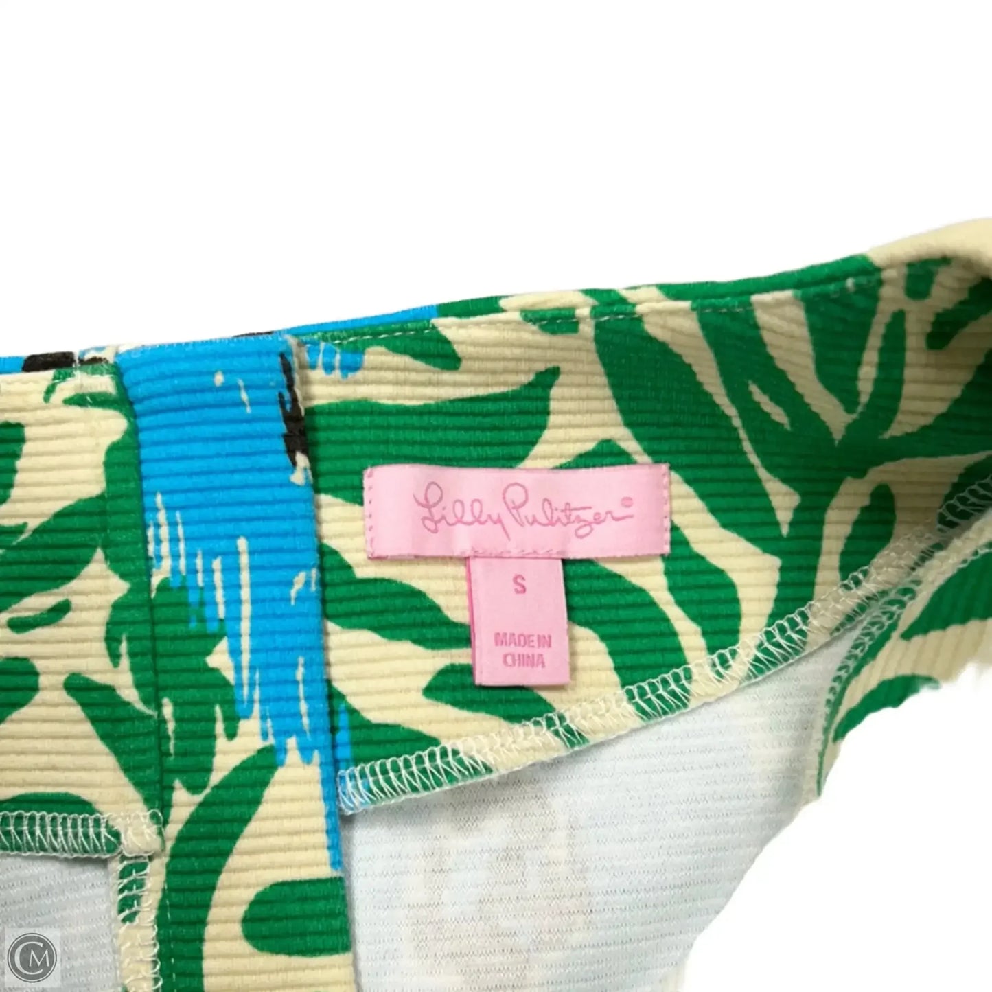 Dress Designer By Lilly Pulitzer In Blue & Cream, Size: S