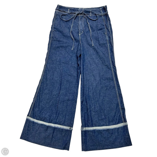 Jeans Wide Leg By Pilcro In Blue Denim, Size: 14