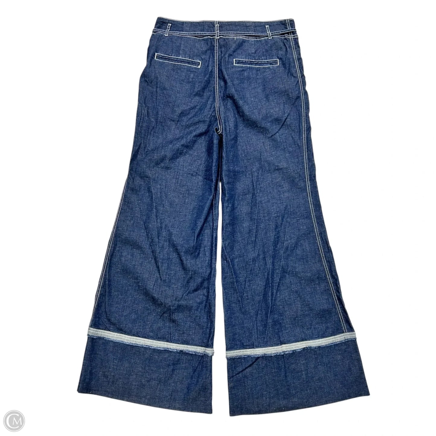 Jeans Wide Leg By Pilcro In Blue Denim, Size: 14