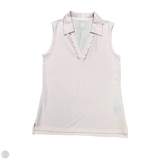 Top Sleeveless Designer By Tory Burch In Pink, Size: M