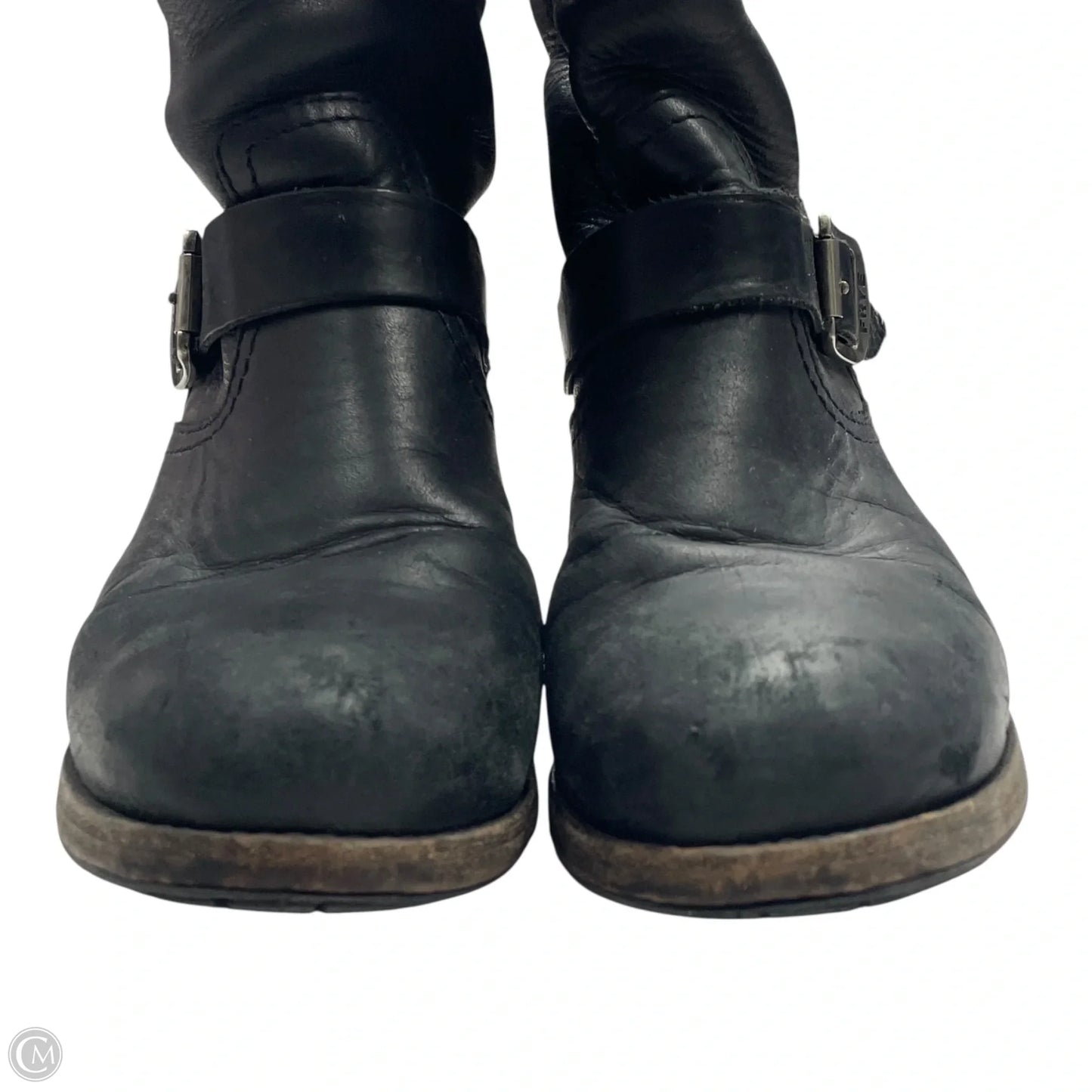 Boots Designer By Frye In Black, Size: 8.5