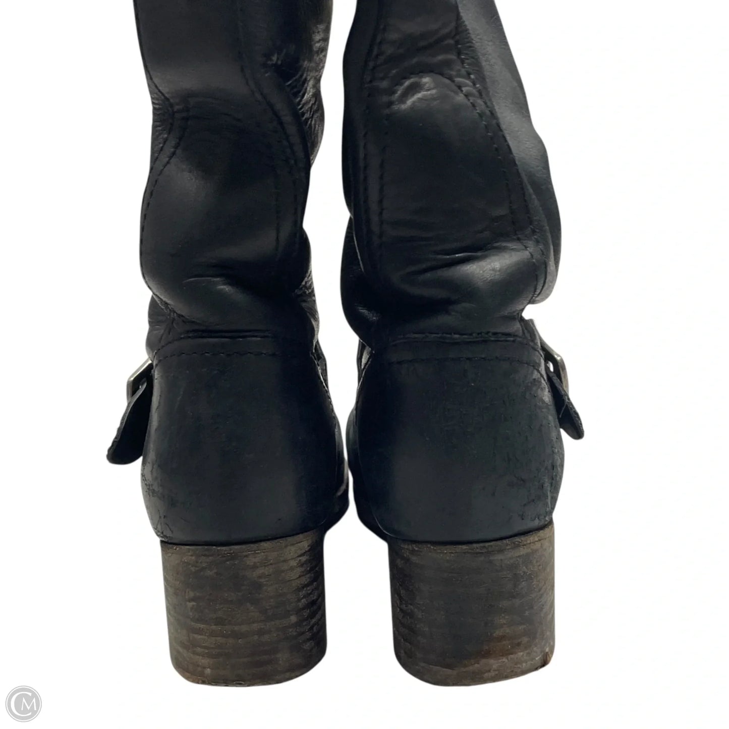 Boots Designer By Frye In Black, Size: 8.5