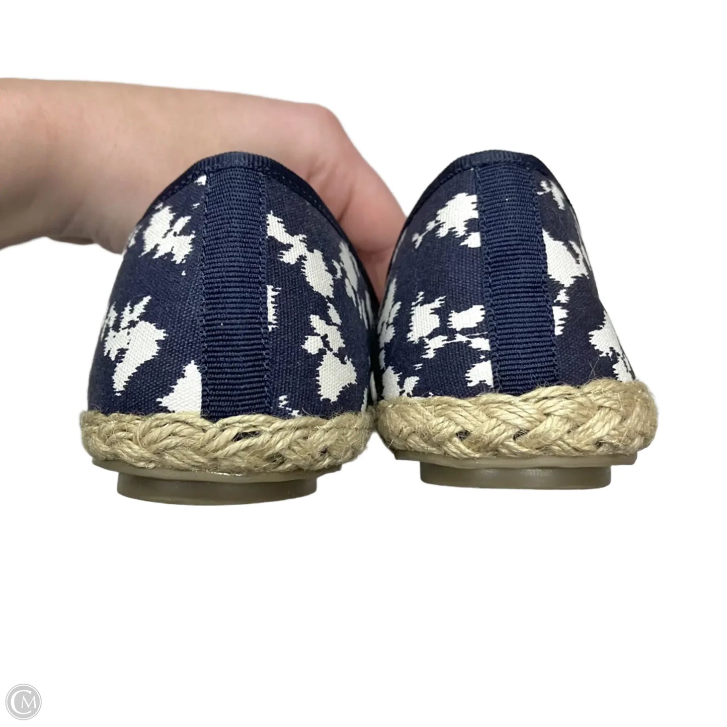 Shoes Flats By Lands End In Blue & White, Size: 7.5