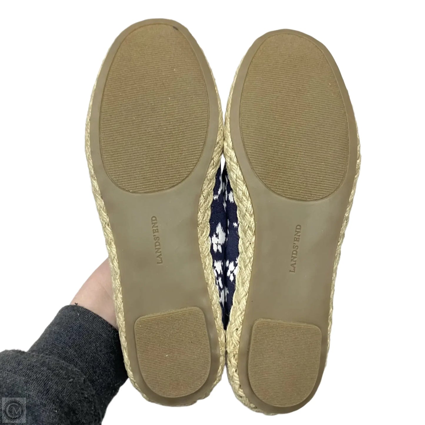 Shoes Flats By Lands End In Blue & White, Size: 7.5