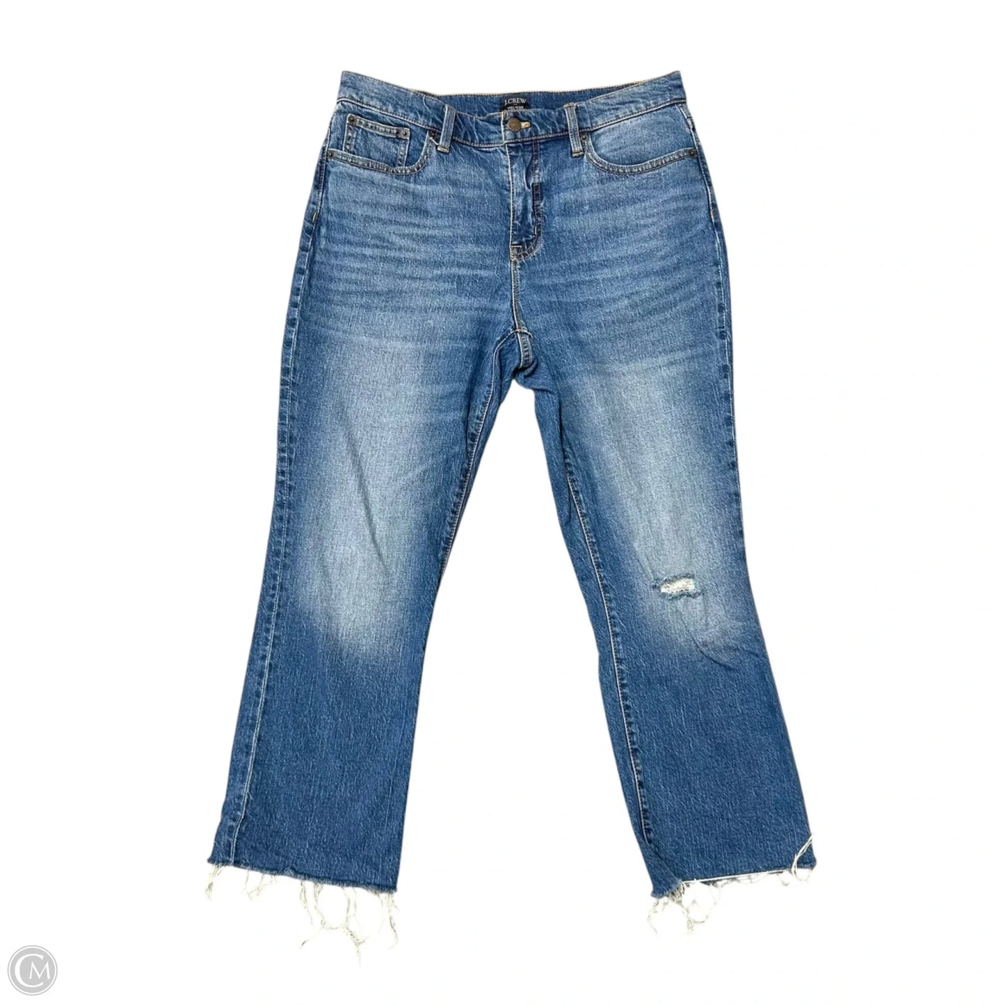 Jeans Boot Cut By J. Crew In Blue Denim, Size: 8