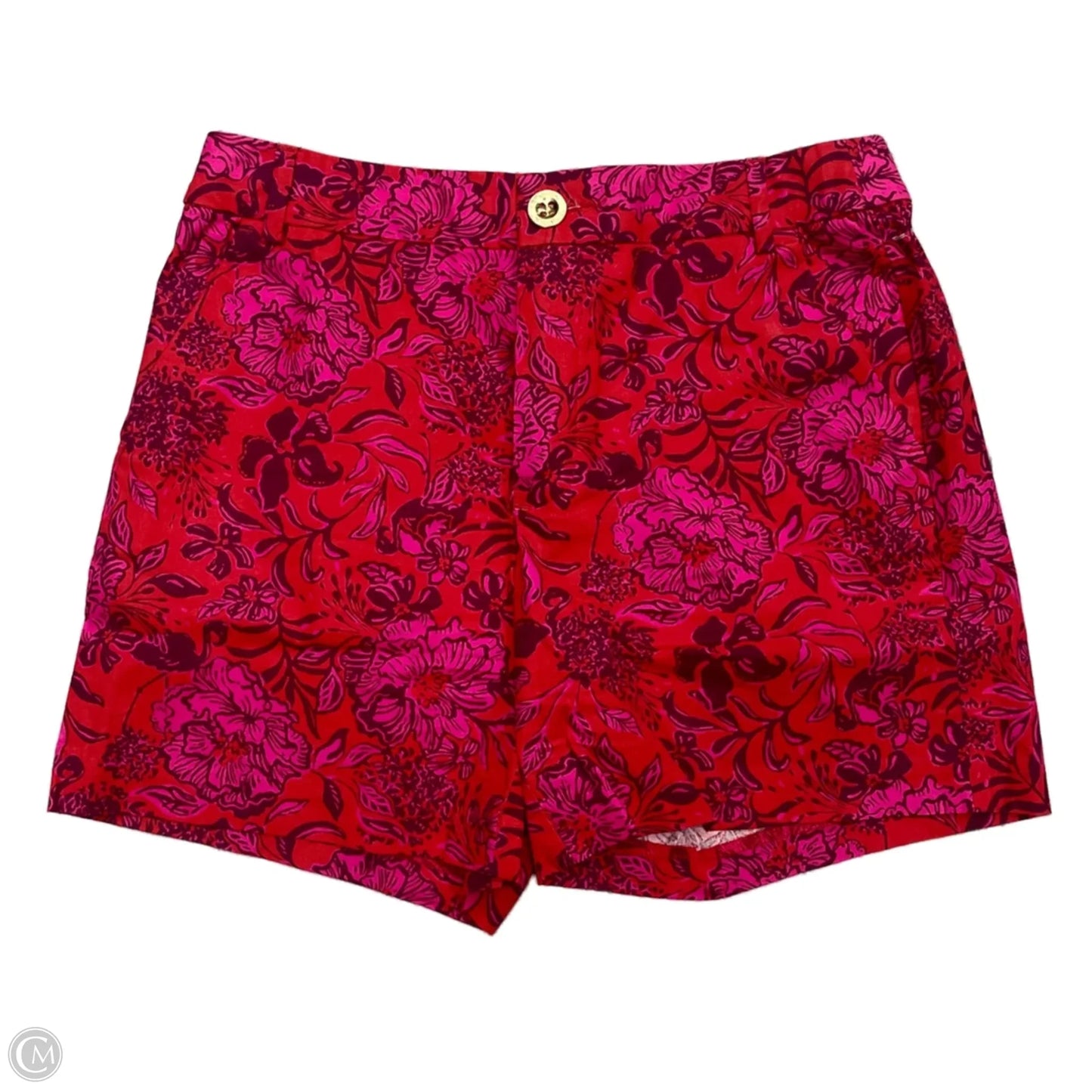 Shorts Designer By Lilly Pulitzer In Pink & Red, Size: 0