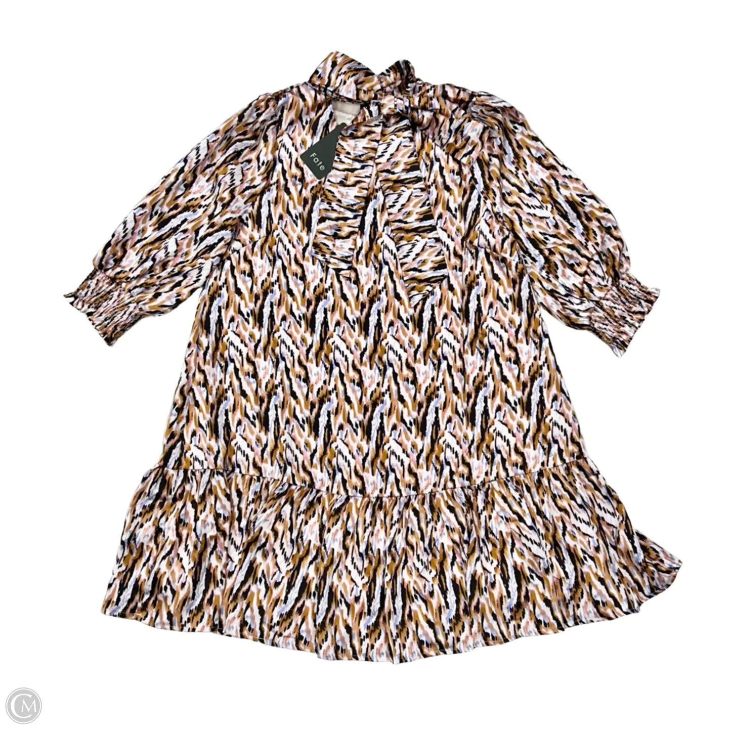 Dress Casual Short By Fate In Purple & Tan, Size: S