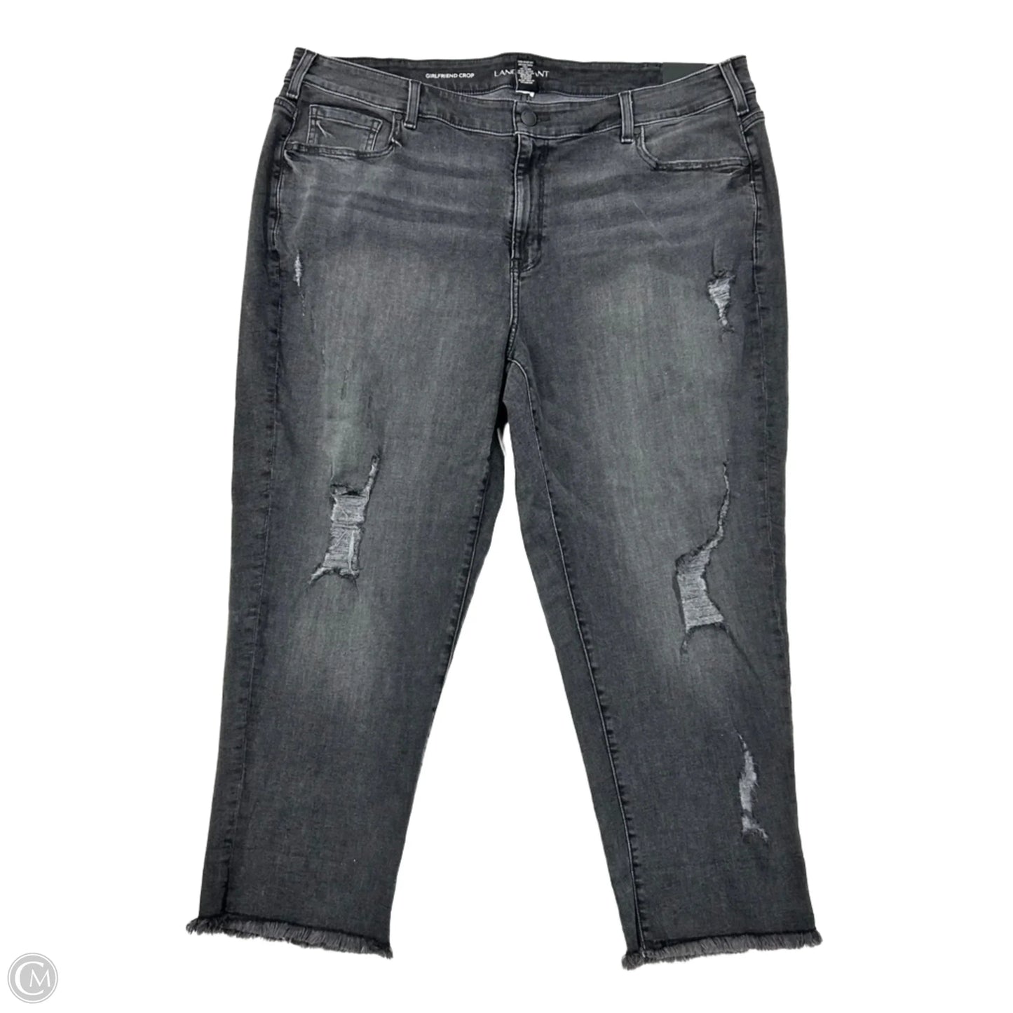 Jeans Straight By Lane Bryant In Black Denim, Size: 22