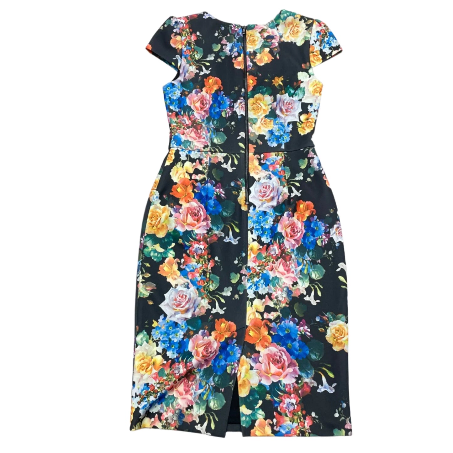 Dress Party Midi By Betsey Johnson In Floral Print, Size: S