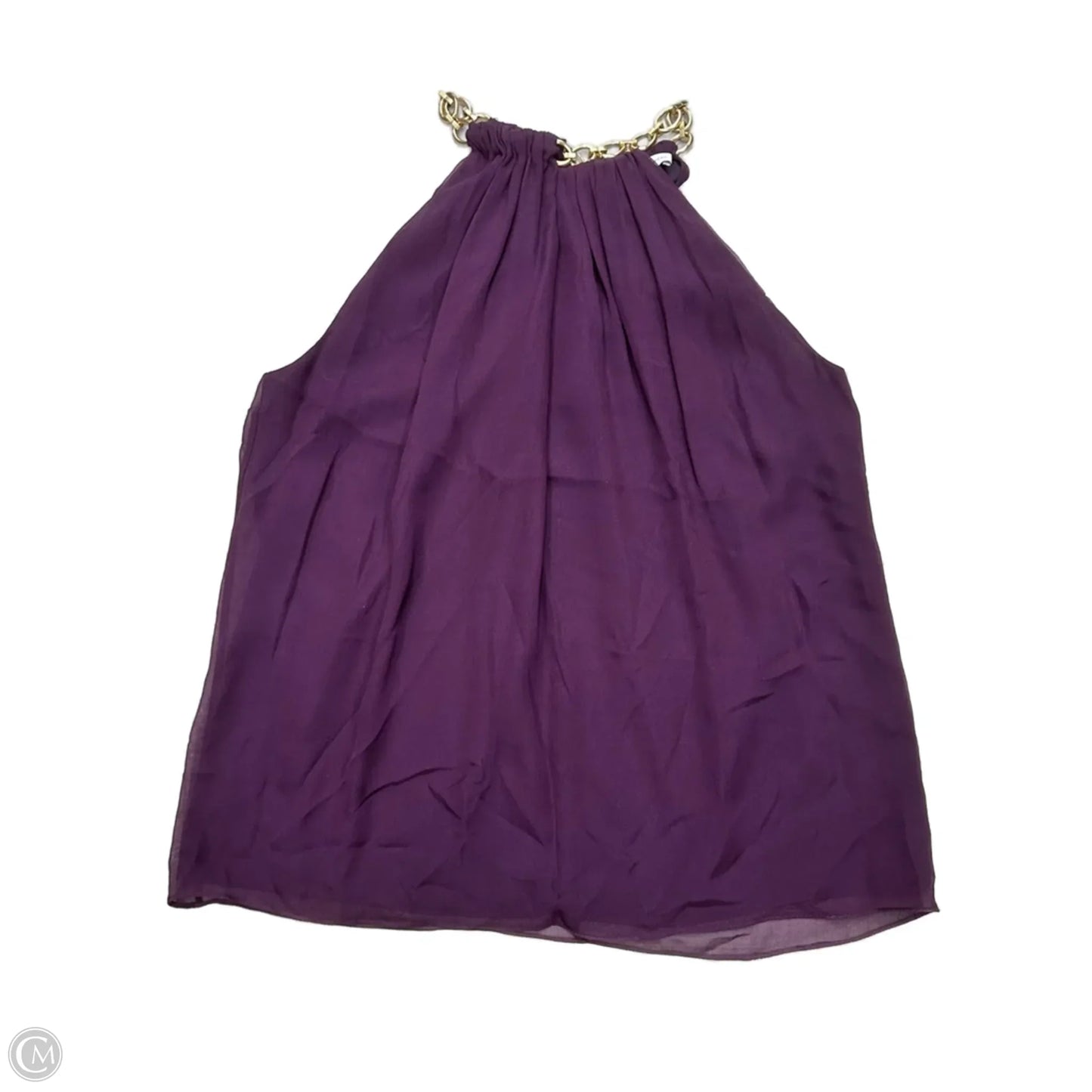 Top Sleeveless Designer By Diane Von Furstenberg In Purple, Size: M