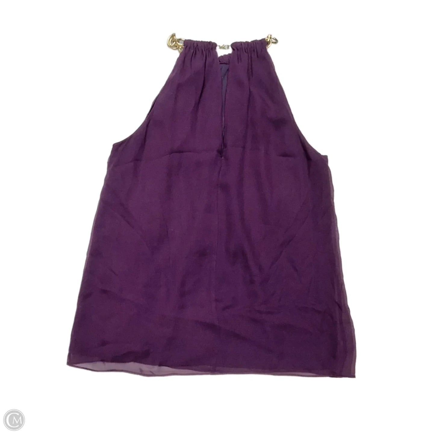 Top Sleeveless Designer By Diane Von Furstenberg In Purple, Size: M