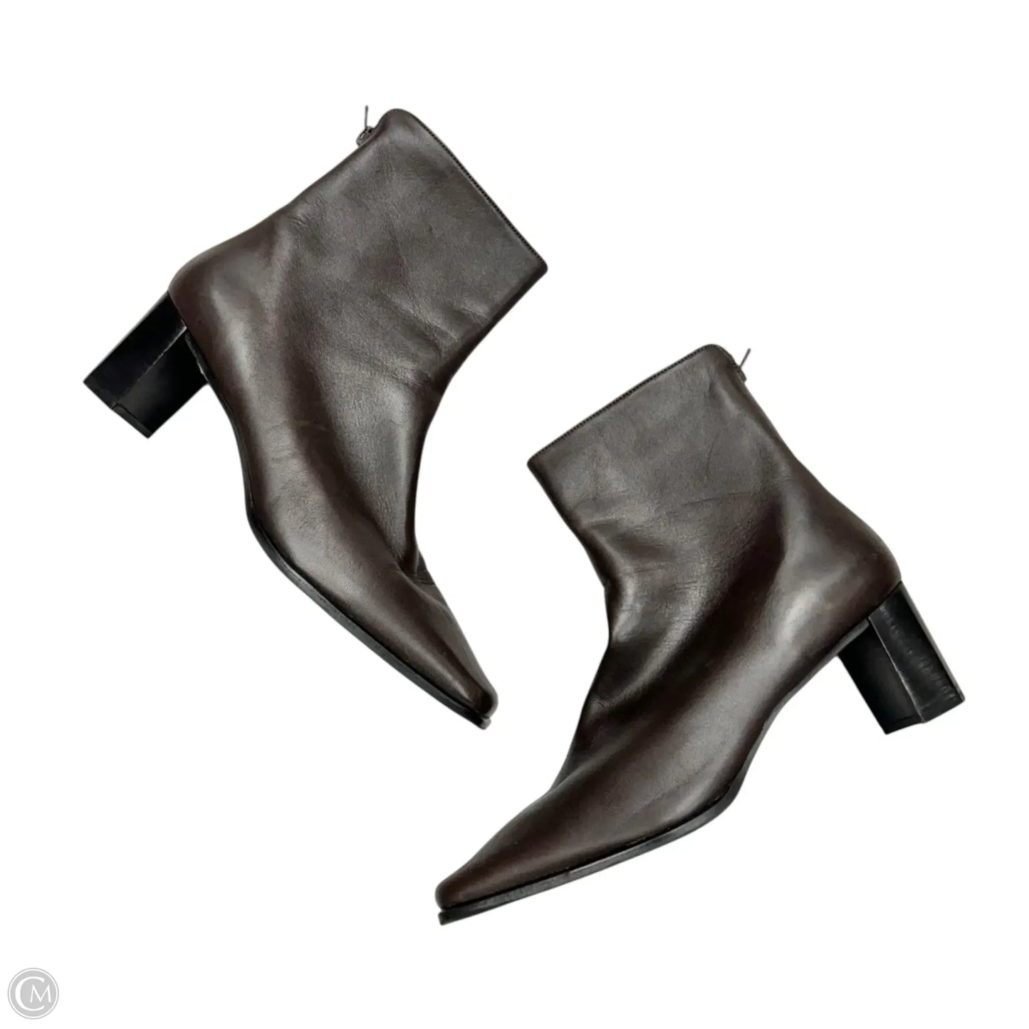 Boots Designer By Stuart Weitzman In Brown, Size: 9.5