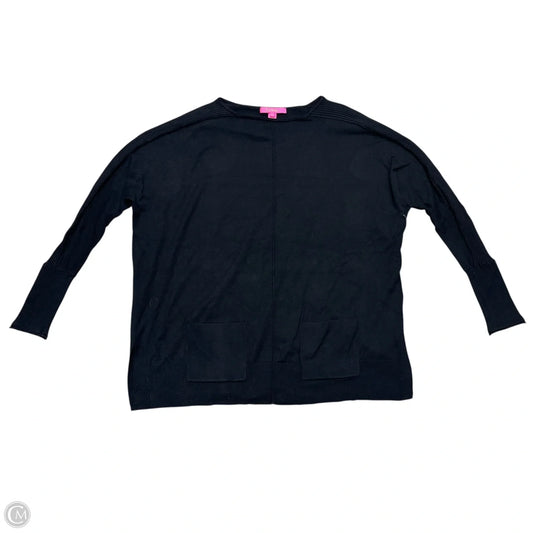 Top Long Sleeve Designer By Lilly Pulitzer In Black, Size: M