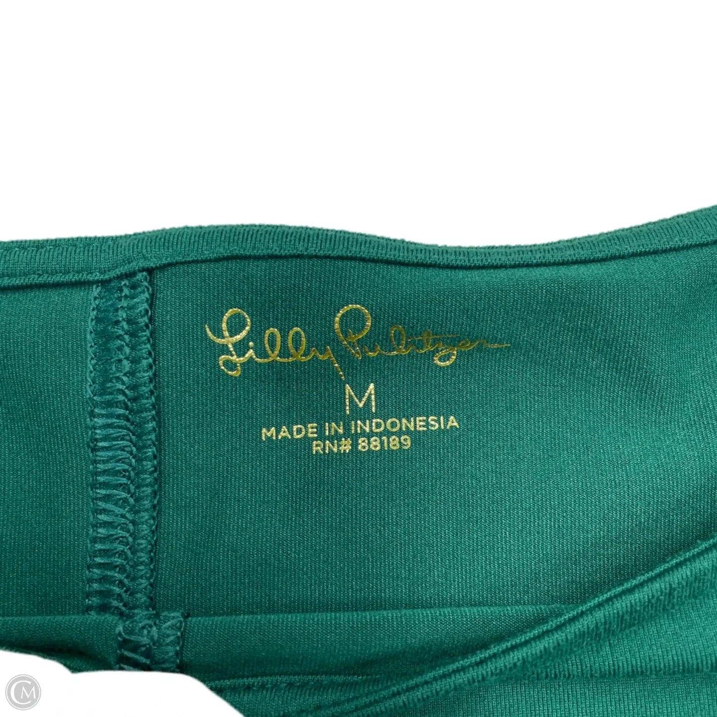 Top Long Sleeve Designer By Lilly Pulitzer In Green, Size: M
