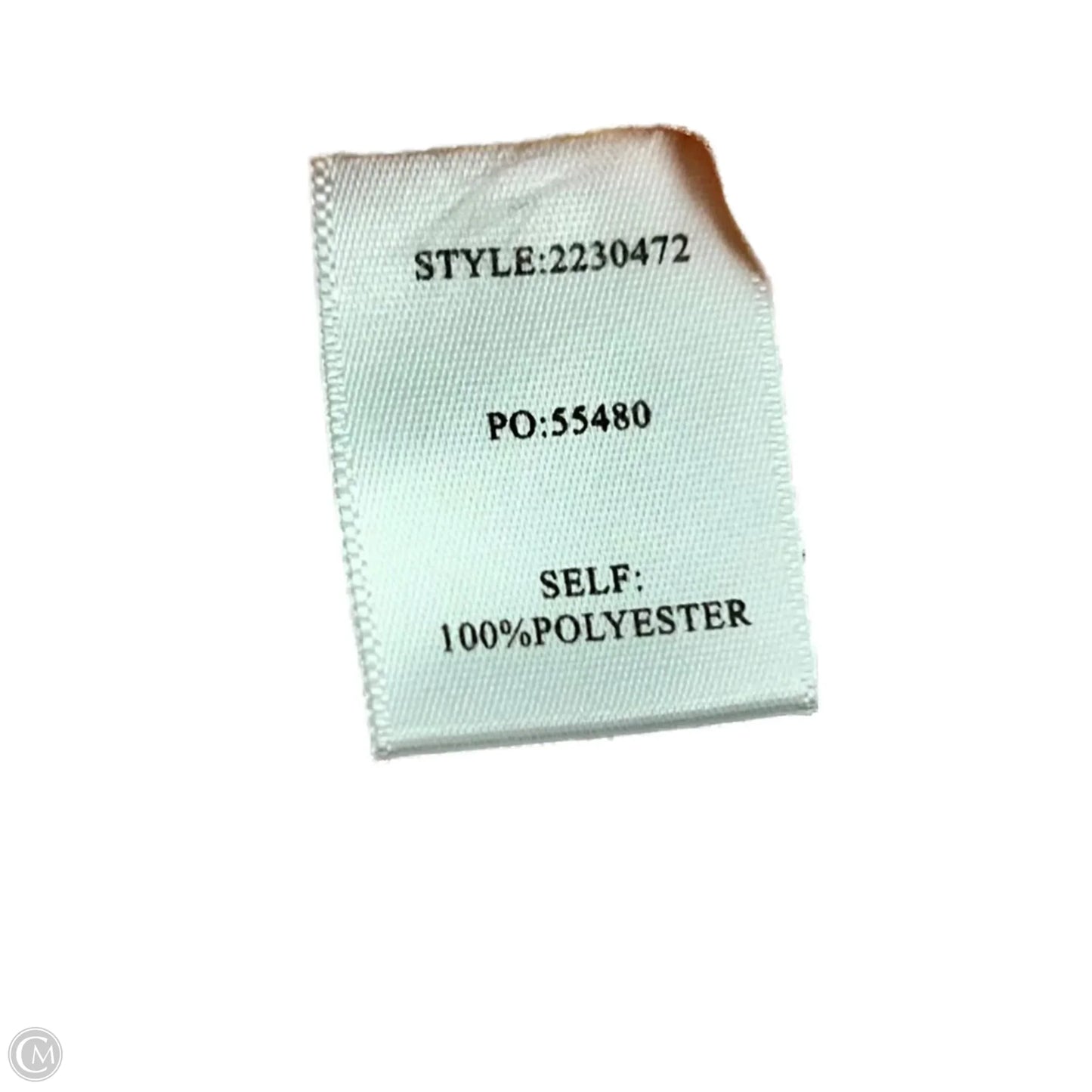 Top Short Sleeve By Current Air In Orange, Size: S