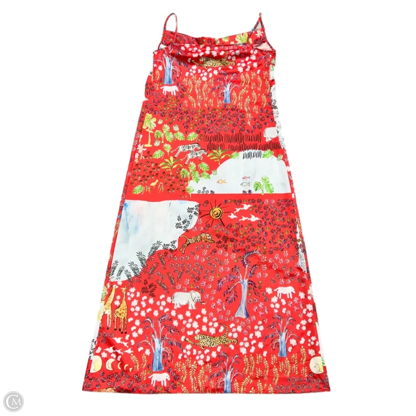 Dress Party Long By Dauphinette In Red & White, Size: S
