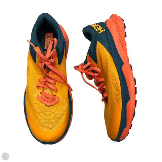 Shoes Athletic By Hoka In Blue & Orange, Size: 8.5