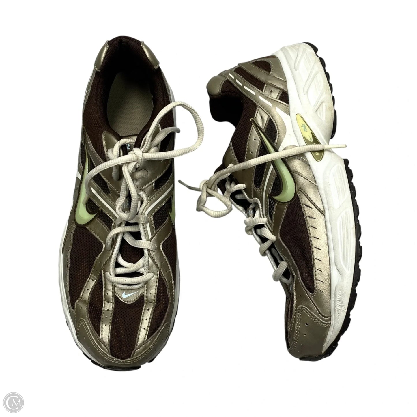 Shoes Athletic By Nike In Brown & Green, Size: 11