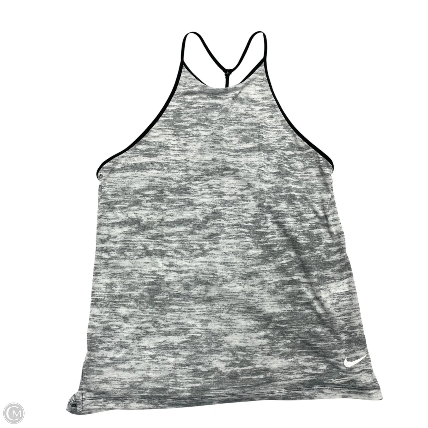 Athletic Tank Top By Nike Apparel In Grey, Size: S