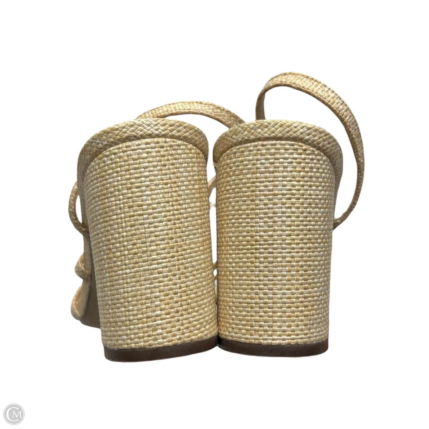 Sandals Heels Block By Unisa In Tan, Size: 10