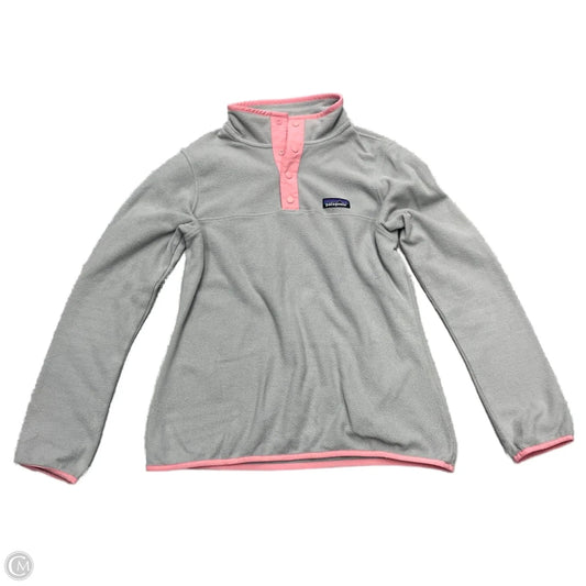 Athletic Fleece By Patagonia In Grey & Pink, Size: S
