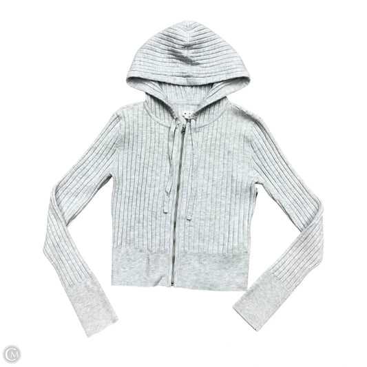 Sweatshirt Hoodie By Aerie In Grey, Size: M