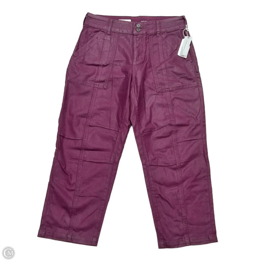 Jeans Wide Leg By Pilcro In Purple, Size: 8p