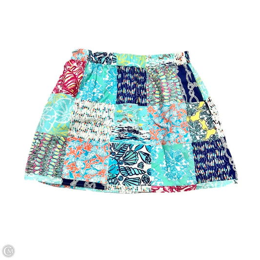 Skirt Designer By Lilly Pulitzer In Blue & Orange, Size: S