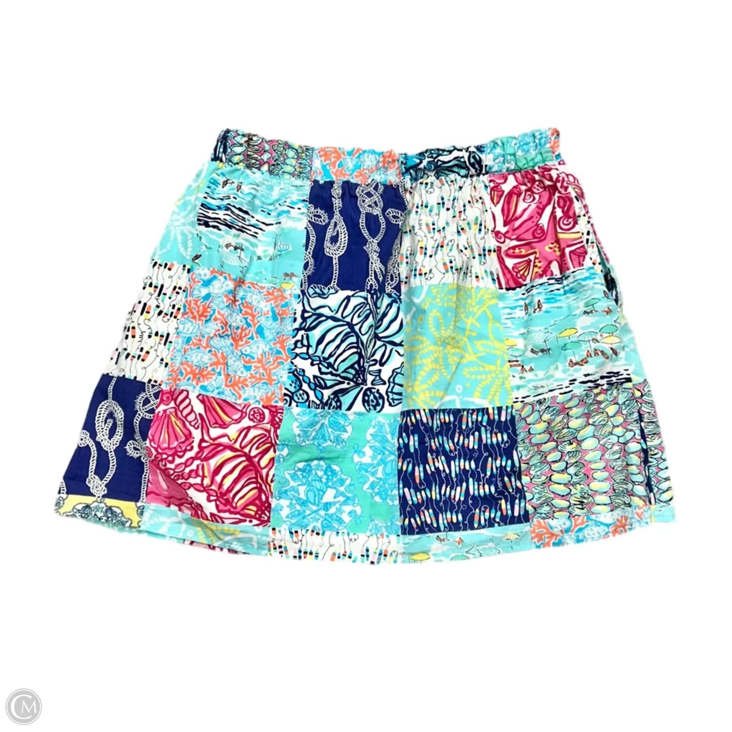 Skirt Designer By Lilly Pulitzer In Blue & Orange, Size: S