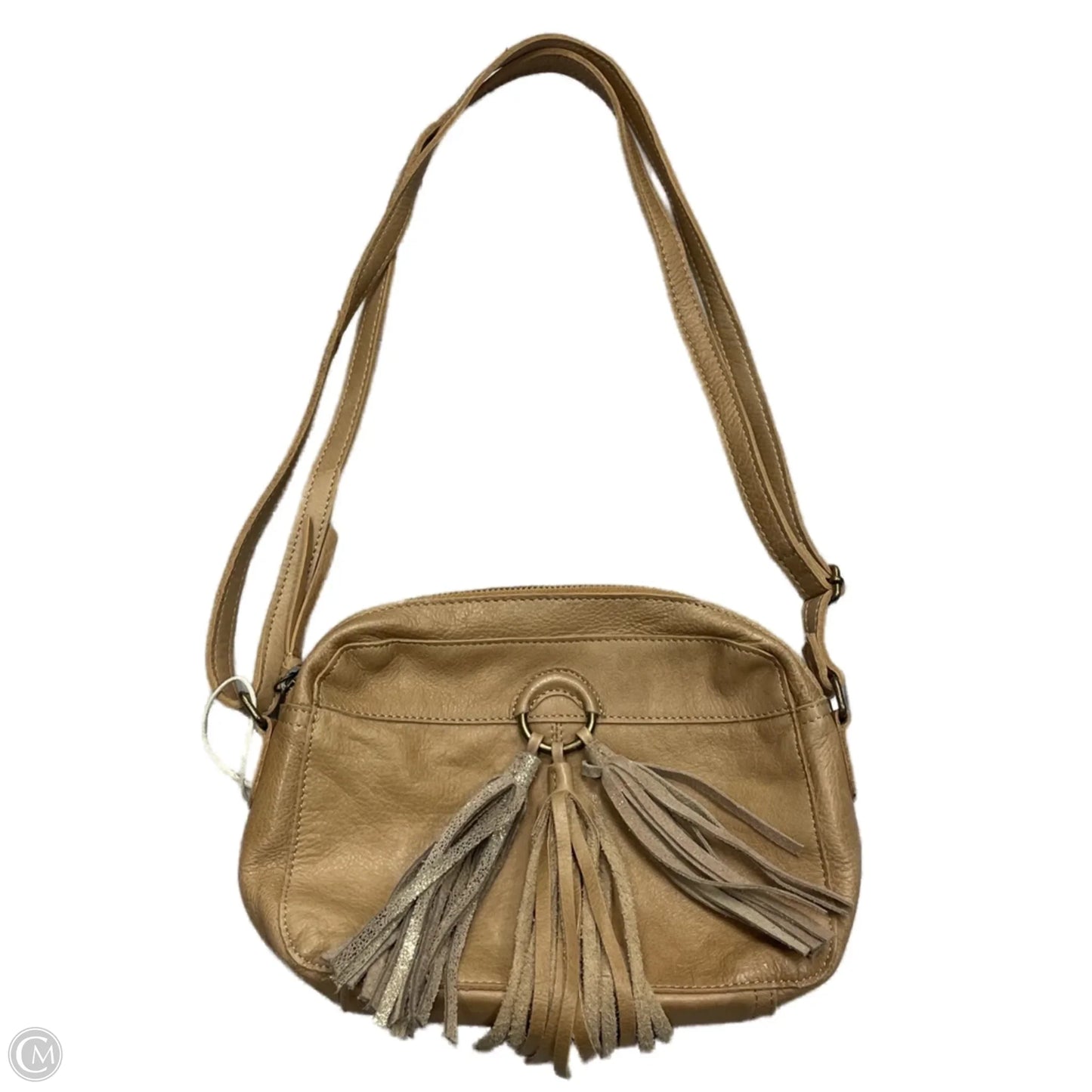 Crossbody Leather By Pieces, Size: Small