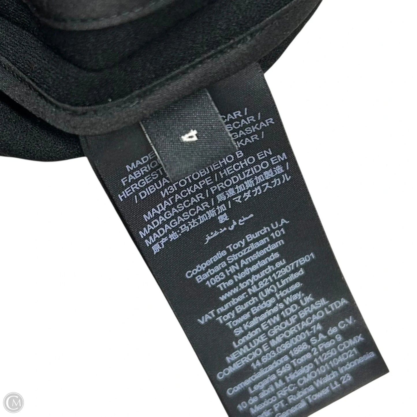 Dress Designer By Tory Burch In Black, Size: S