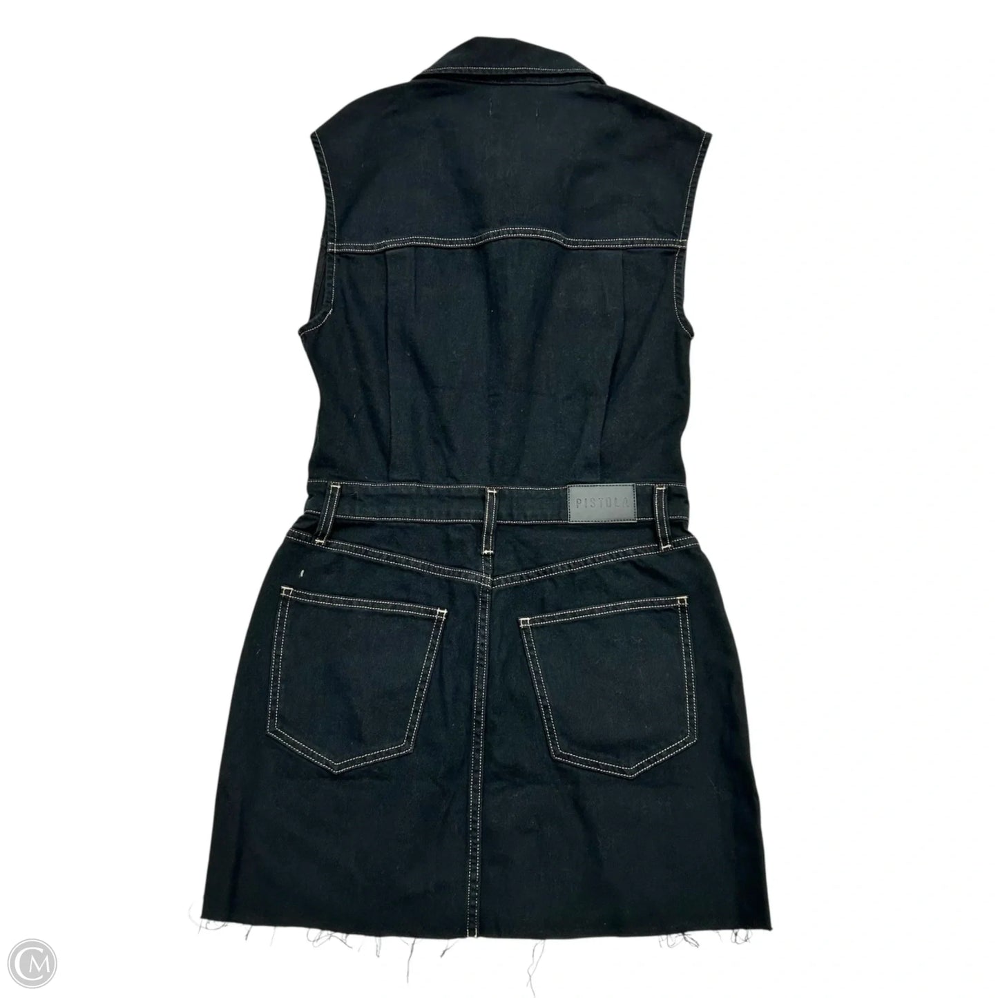 Dress Casual Short By Pistola In Black Denim, Size: S