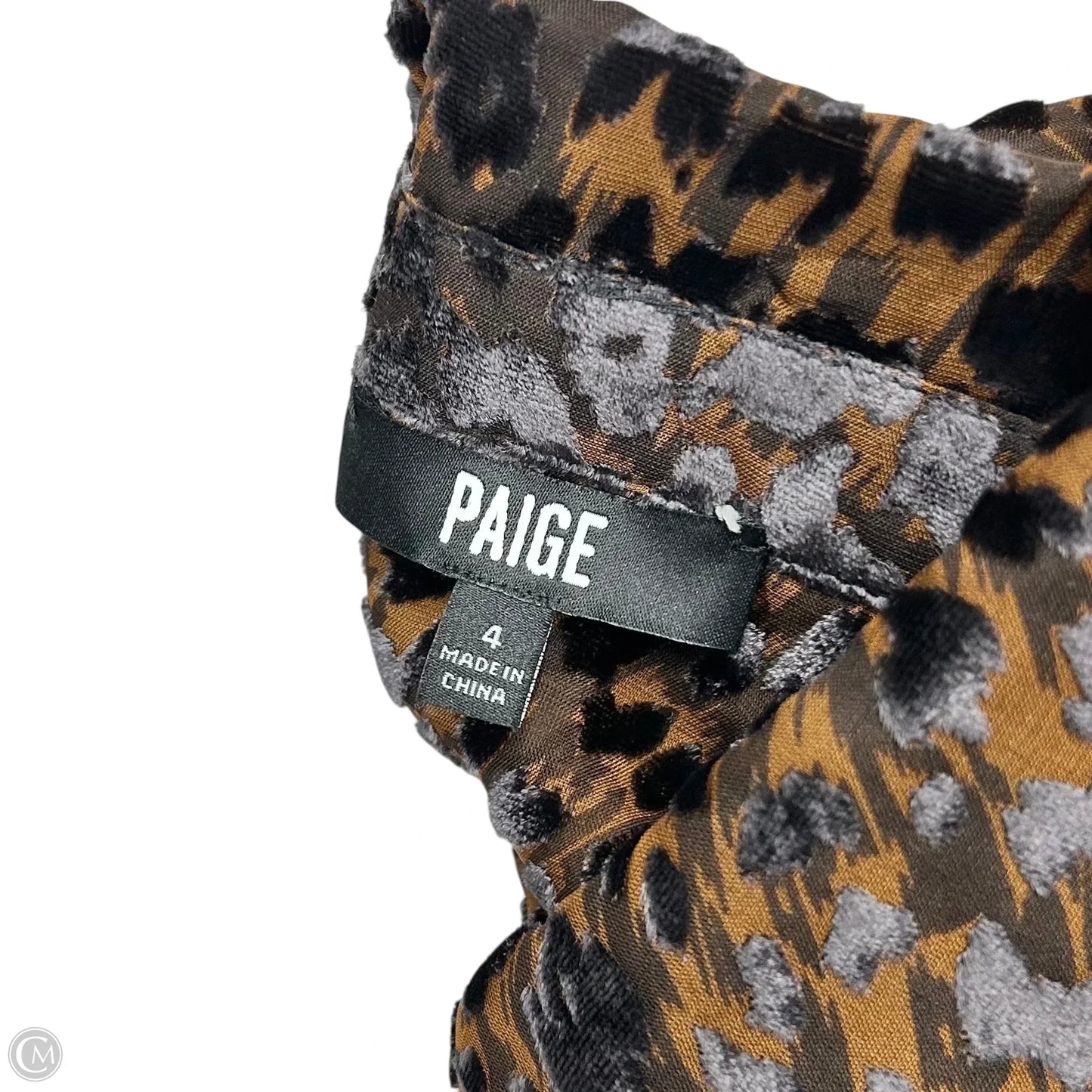 Top Long Sleeve By Paige In Leopard Print, Size: S