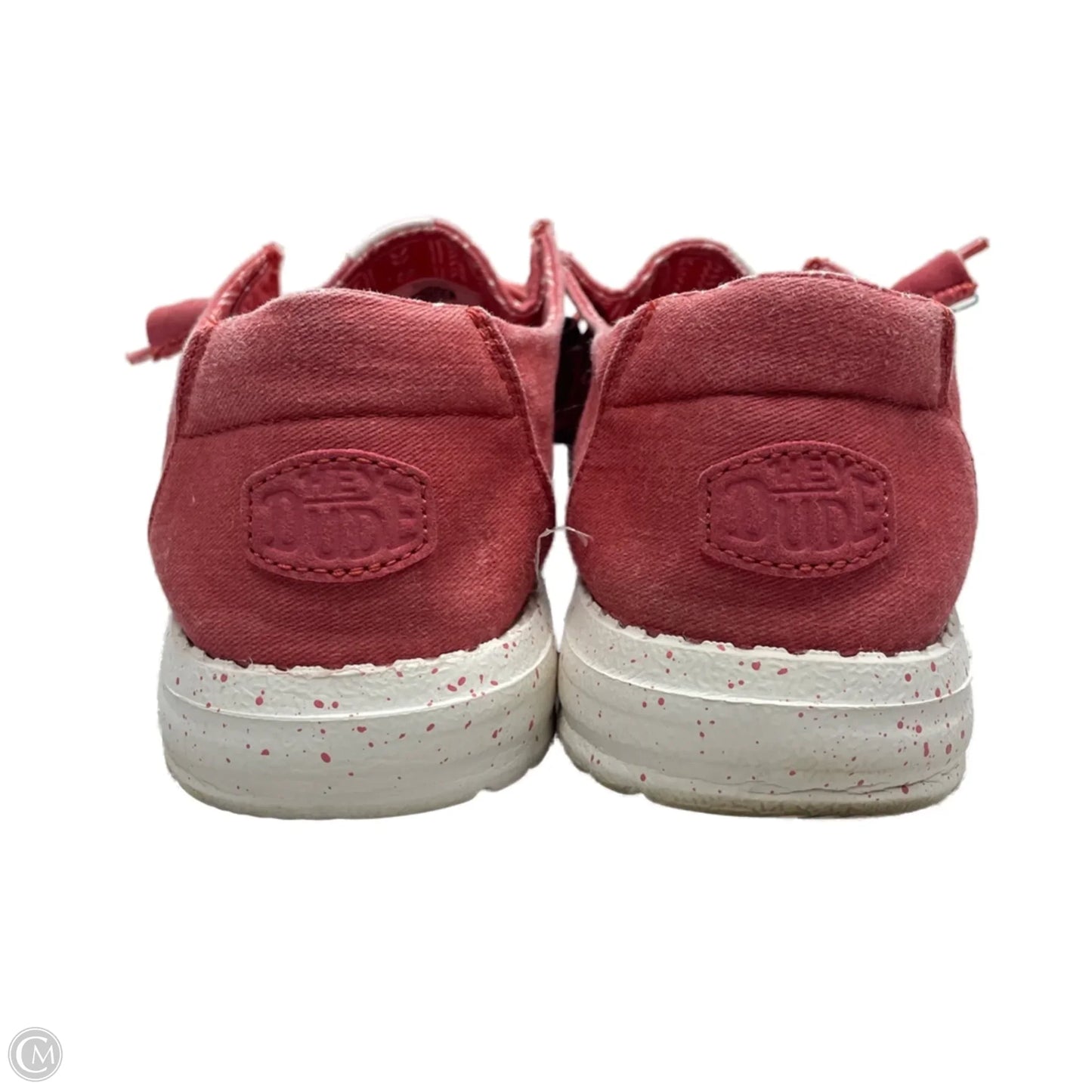 Shoes Flats By Hey Dude In Red, Size: 7