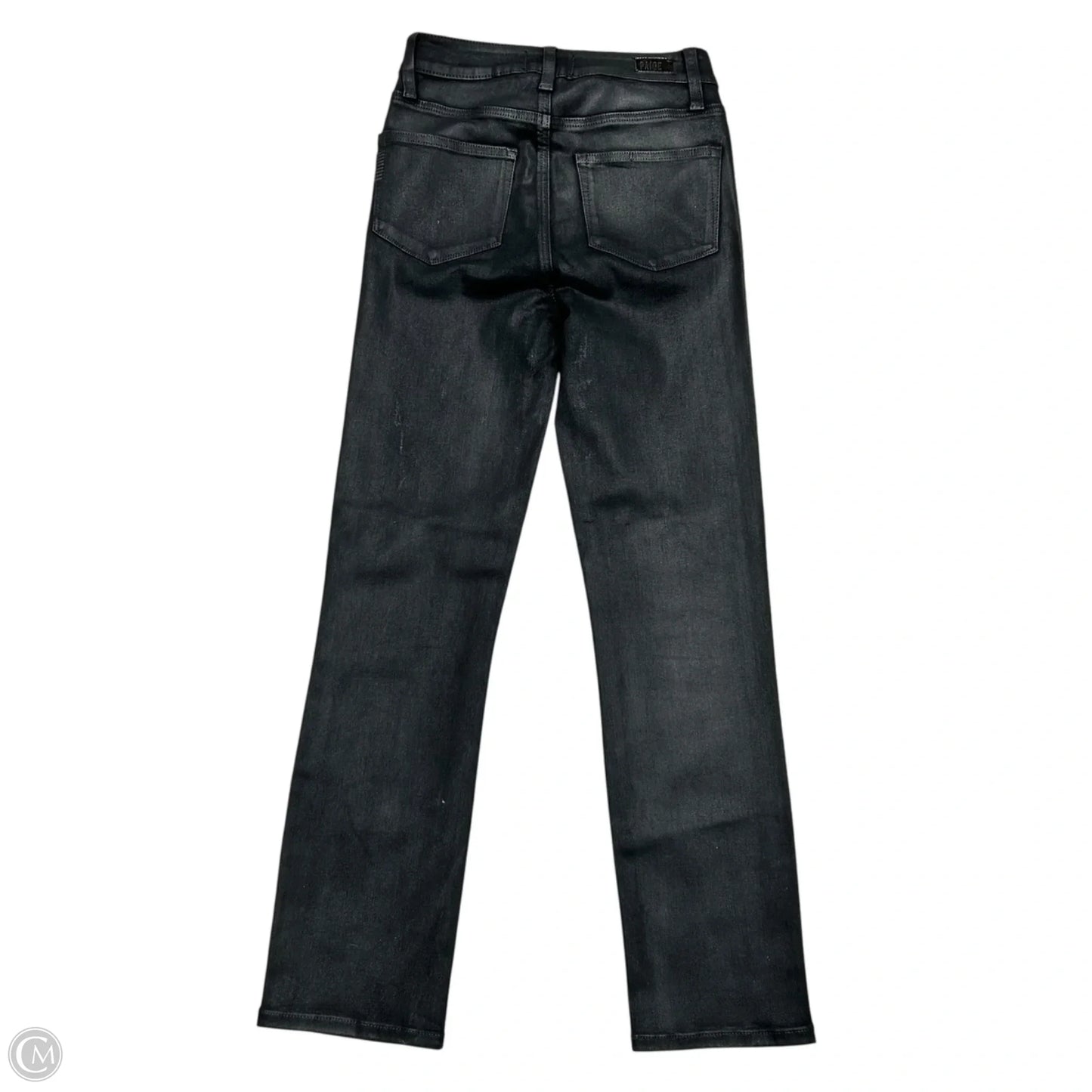 Jeans Straight By Paige In Black, Size: 0