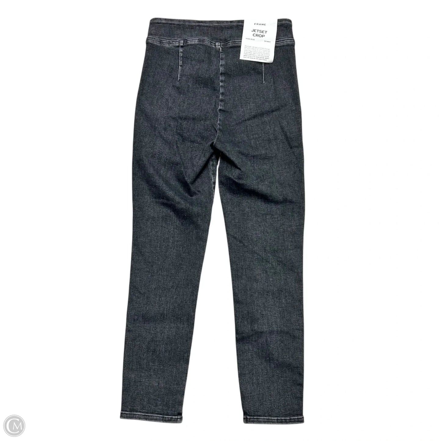 Jeans Skinny By Frame In Black Denim, Size: 2