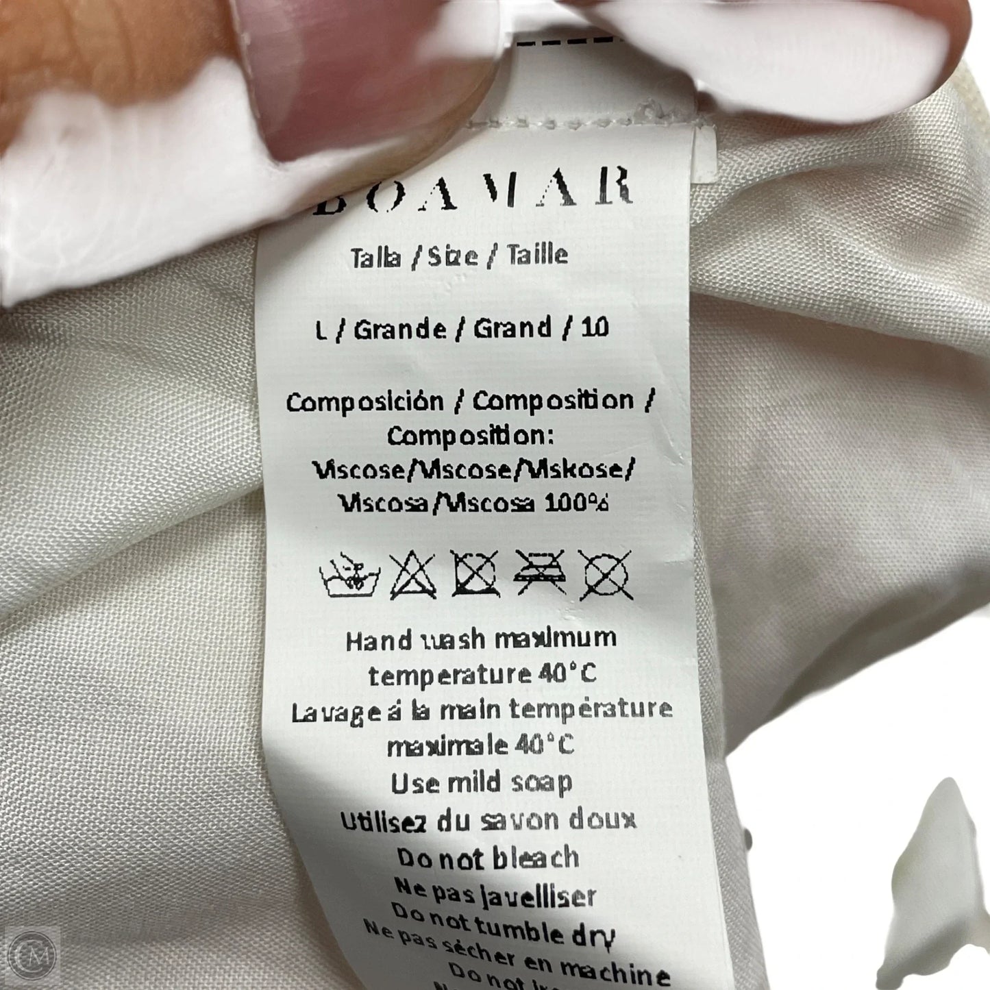 Dress Casual Short By Bomar In Rainbow Print, Size: L