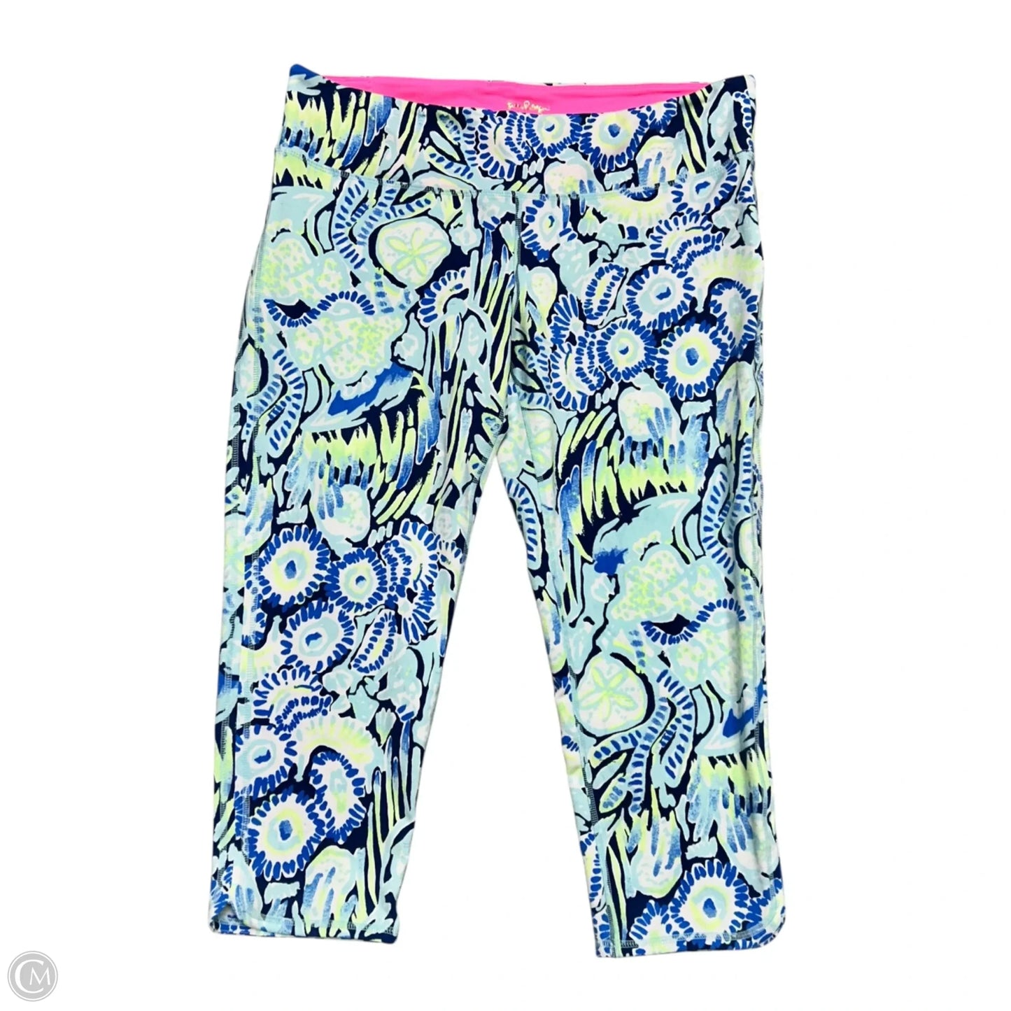 Pants Designer By Lilly Pulitzer In Blue & Green, Size: Xl