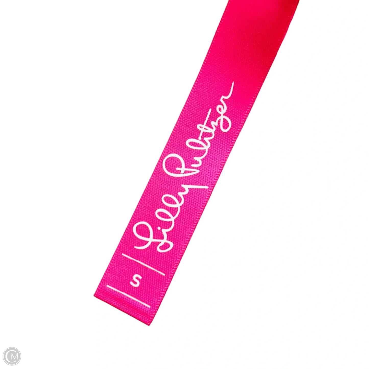 Top Sleeveless Designer By Lilly Pulitzer In Pink & White, Size: S