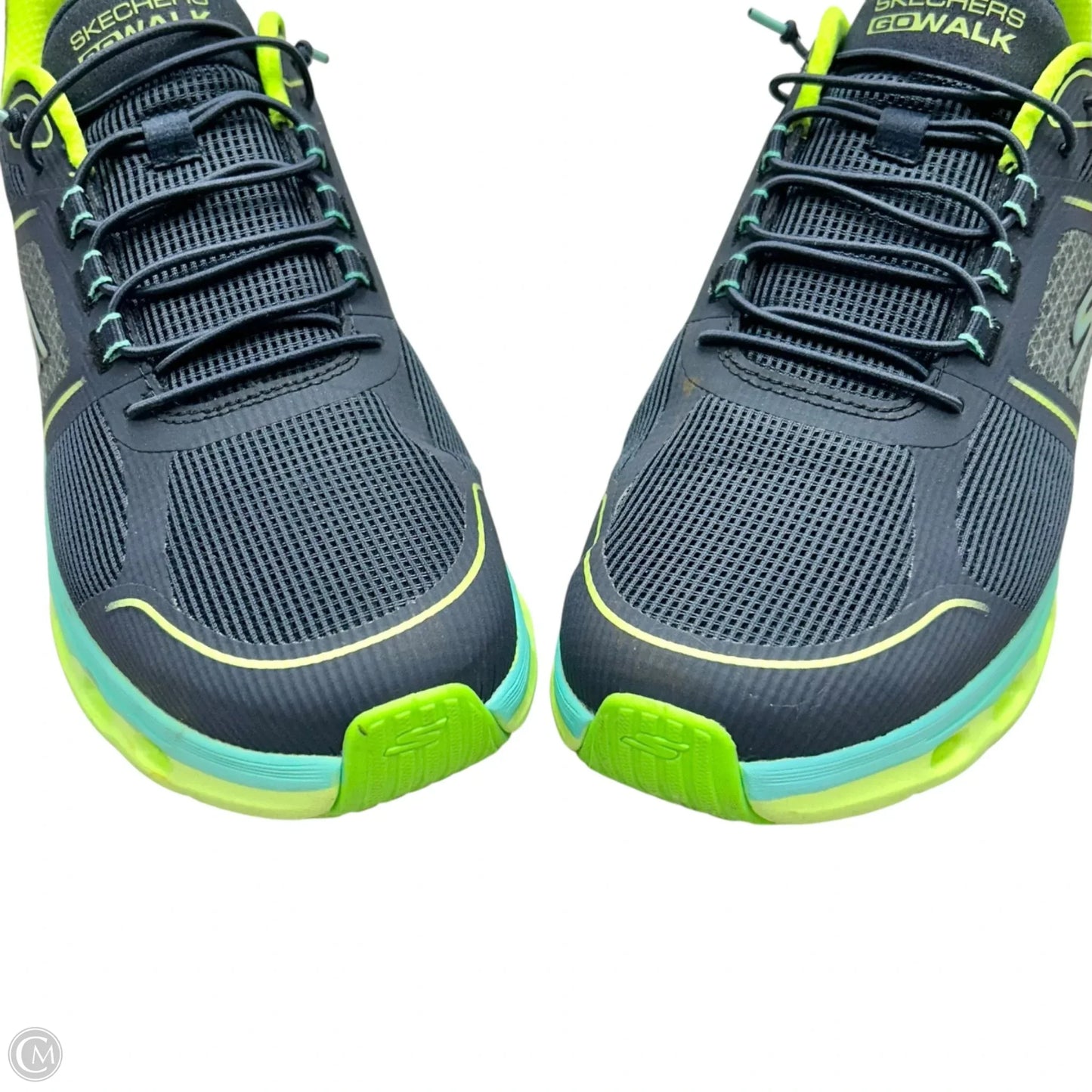 Shoes Athletic By Skechers In Blue & Green, Size: 10