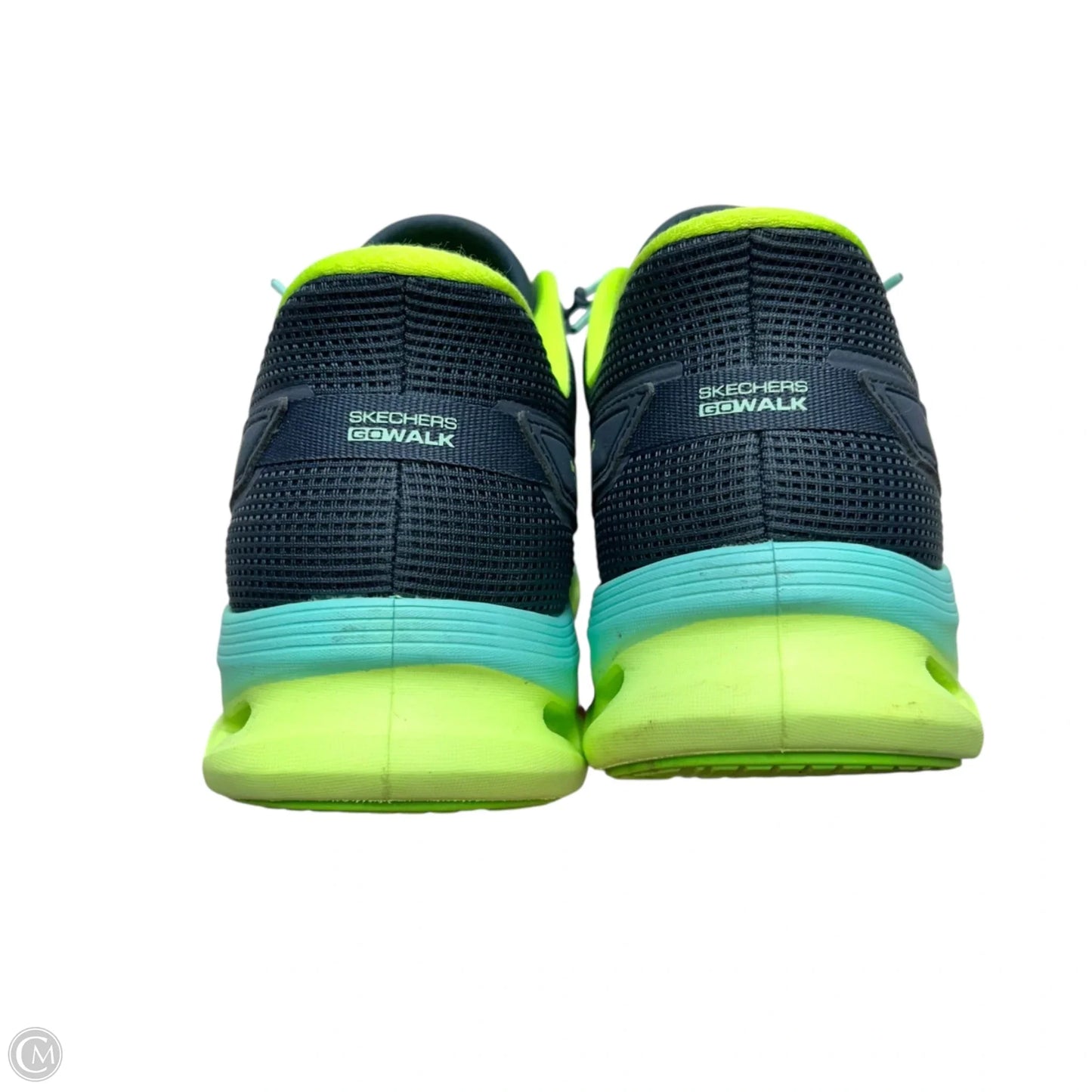 Shoes Athletic By Skechers In Blue & Green, Size: 10
