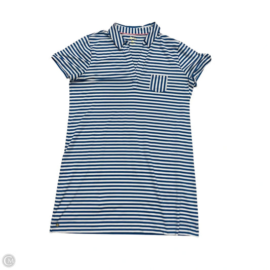 Dress Designer By Lilly Pulitzer In Blue & White, Size: Xl
