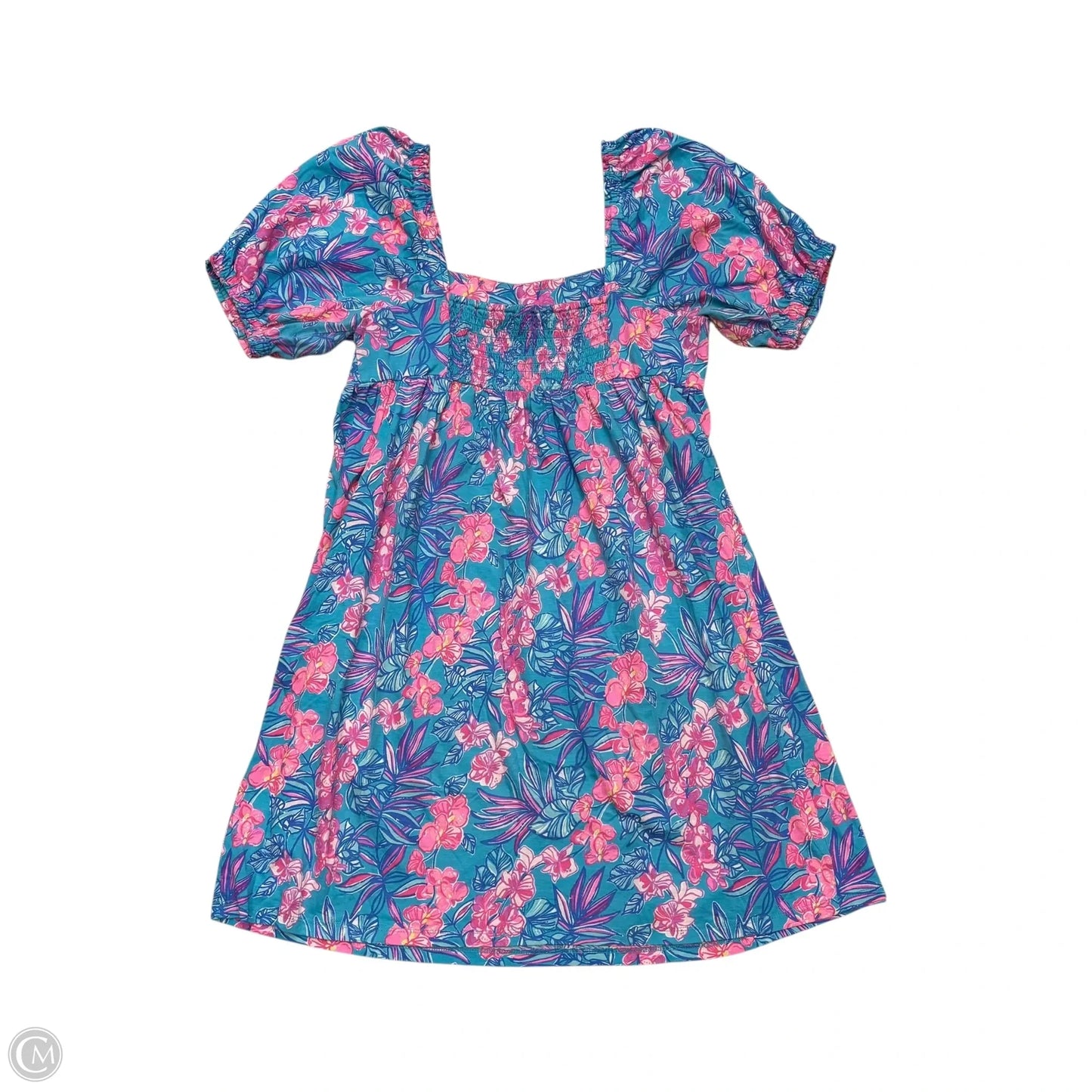 Dress Designer By Lilly Pulitzer In Blue & Pink, Size: M