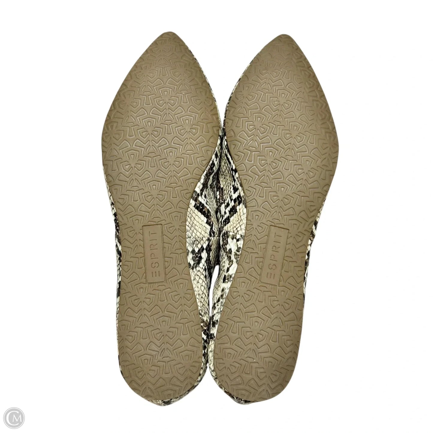 Shoes Flats By Esprit In Snakeskin Print, Size: 7.5