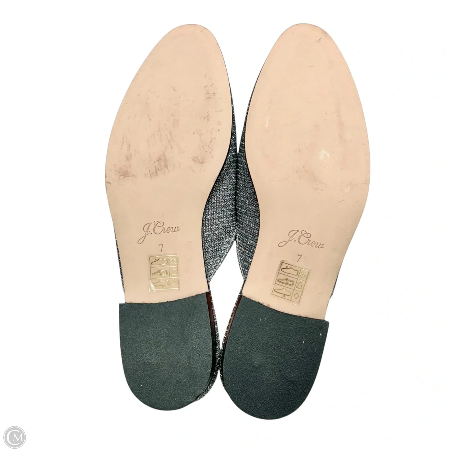 Shoes Flats By J. Crew In Silver, Size: 7