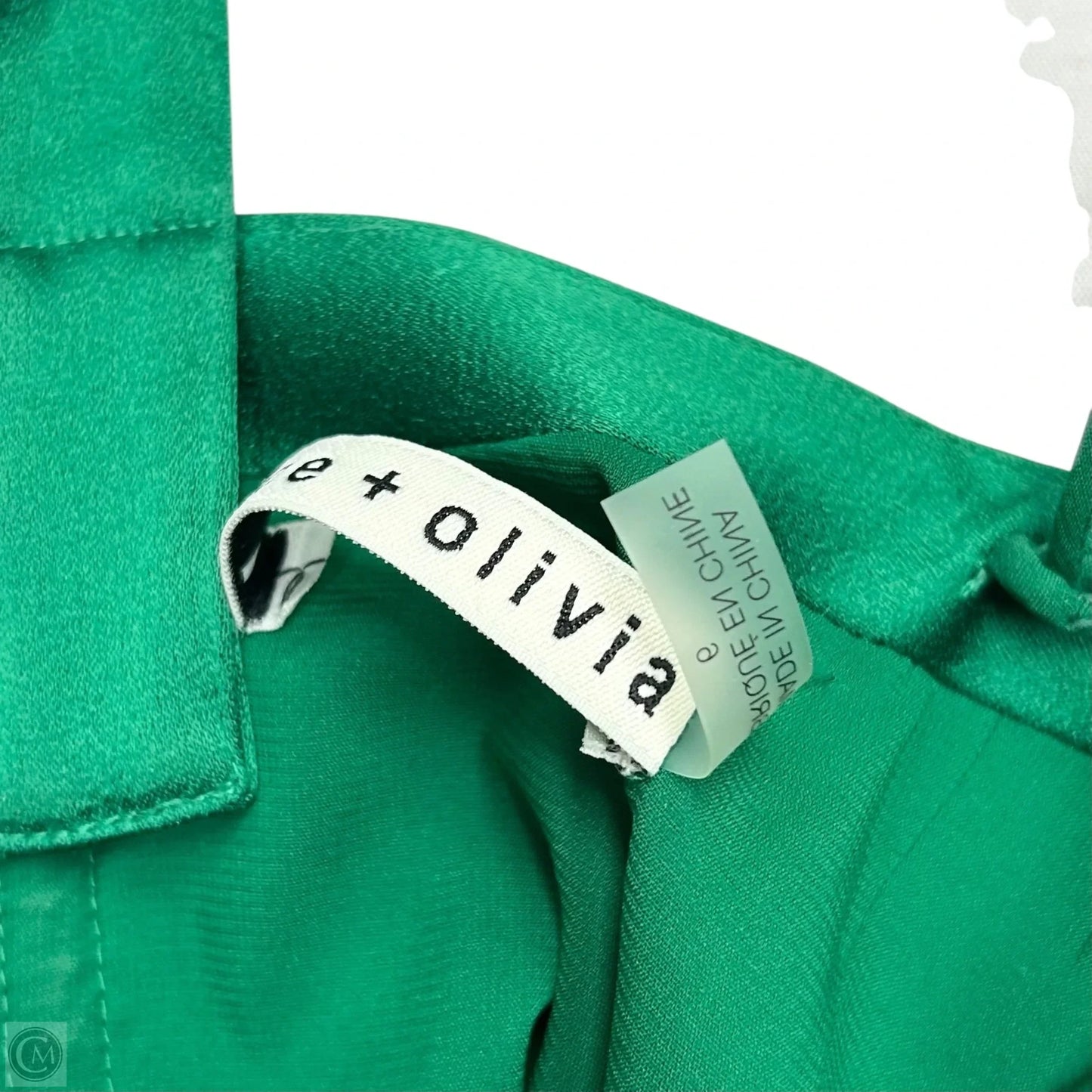 Top Sleeveless Designer By Alice + Olivia In Green, Size: S